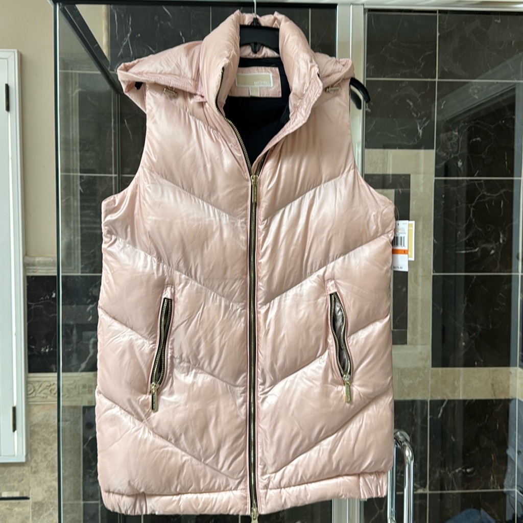 Michael Michael Kors Dusty Rose Vest, Size S, Nwt.
